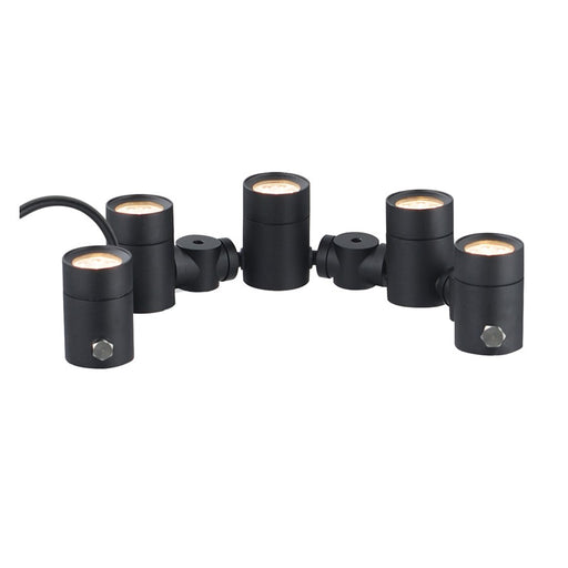 ET2 Lighting Tree Hugger 5-Light Tree Spot Light, Black - E42315-BK