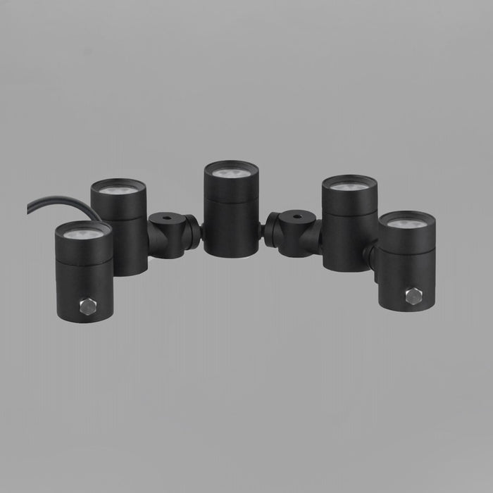 ET2 Lighting Tree Hugger 5-Light Tree Spot Light, Black