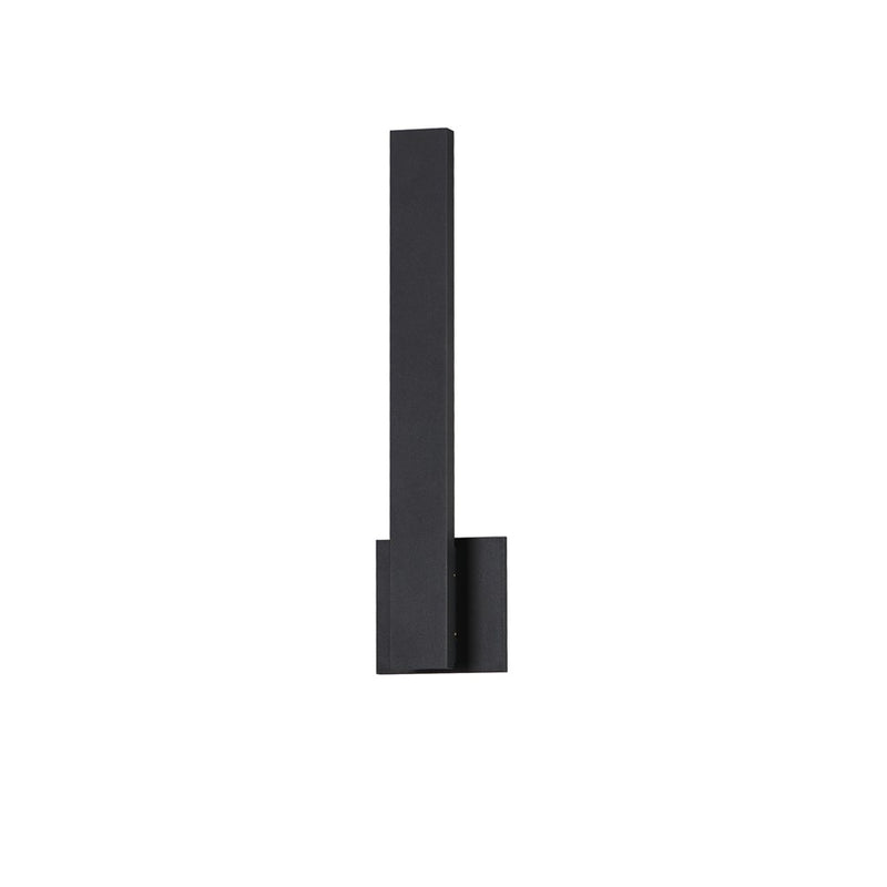 ET2 Lighting Alumilux 1Lt 5CCT 18" LED Outdoor Sconce, Black