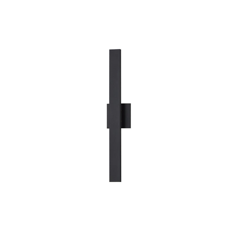ET2 Lighting Alumilux 2Lt 5CCT 24" LED Outdoor Sconce, Black