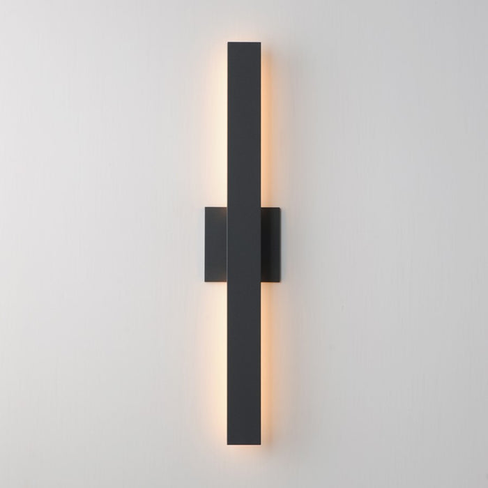 ET2 Lighting Alumilux 2Lt 5CCT 24" LED Outdoor Sconce, Black