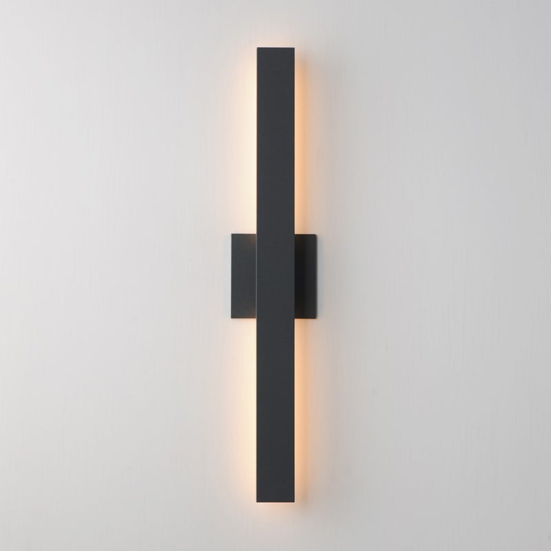 ET2 Lighting Alumilux 2Lt 5CCT 24" LED Outdoor Sconce, Black