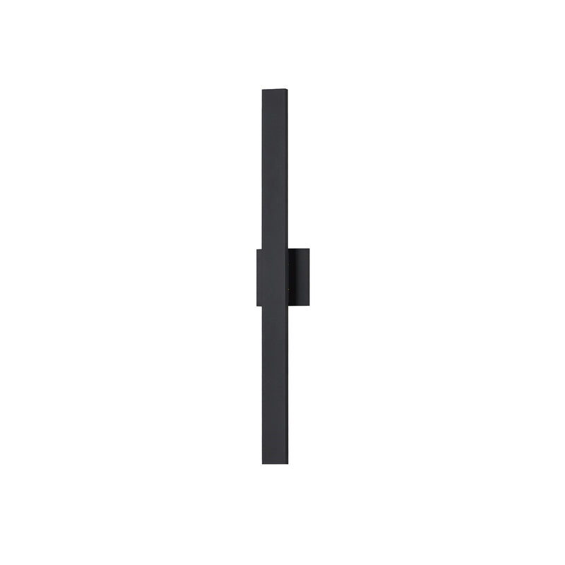 ET2 Lighting Alumilux Line 2 Light Outdoor Wall Mount, Black