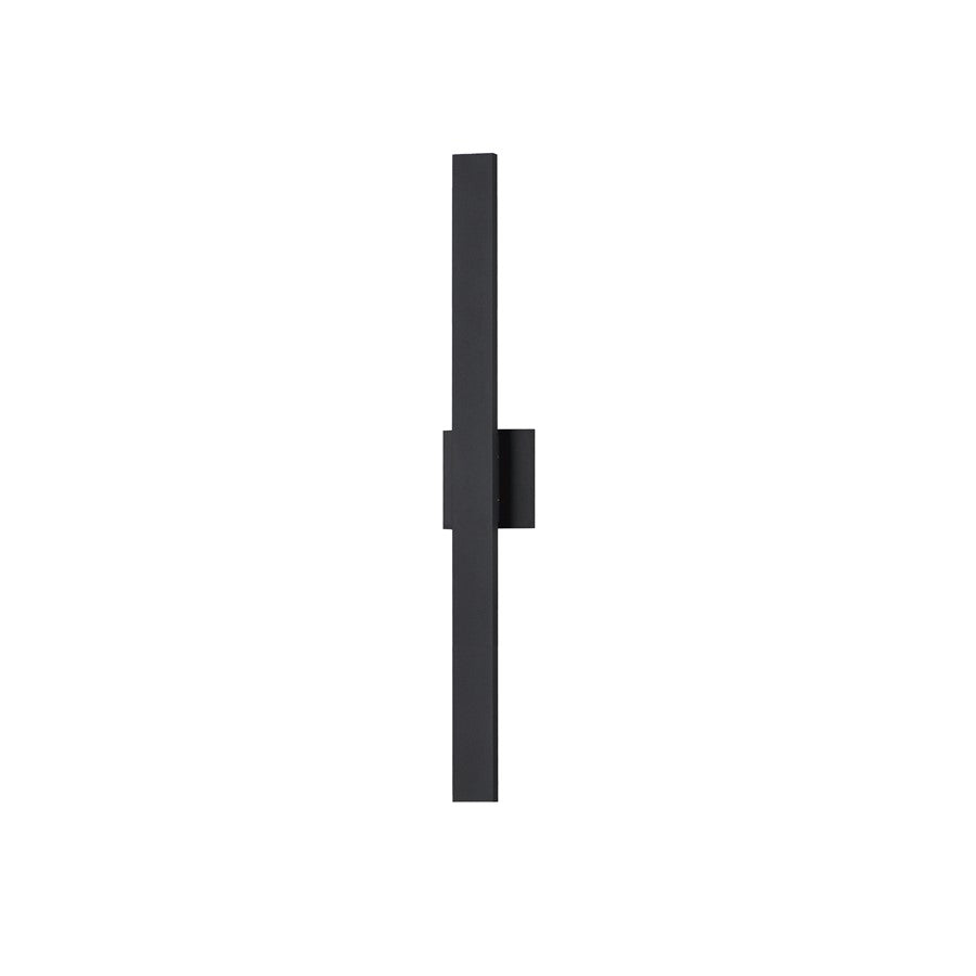 ET2 Lighting Alumilux Line 2 Light Outdoor Wall Mount, Black - E42343-BK