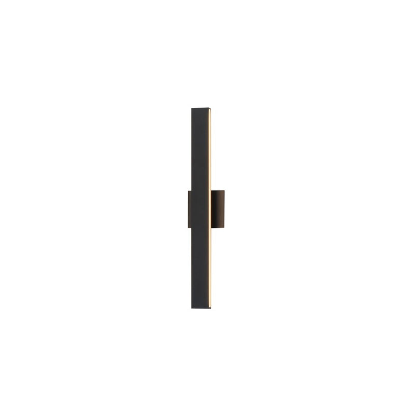 ET2 Lighting Alumilux SideLine 2Lt 24" LED Outdoor Sconce, Black