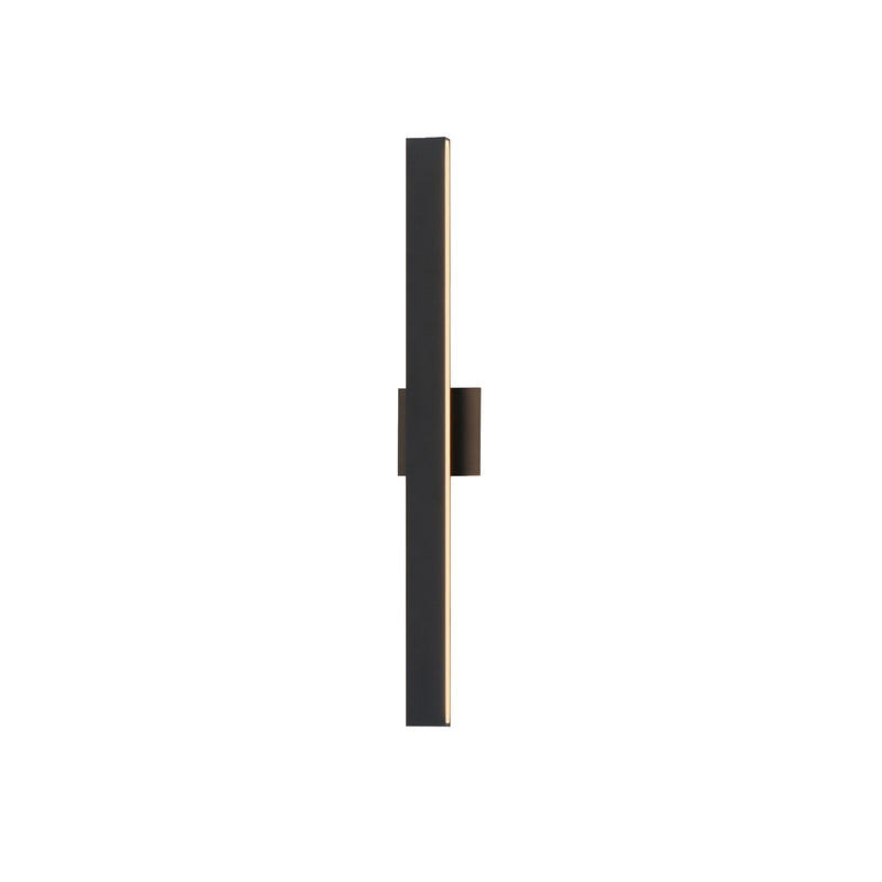 ET2 Lighting Alumilux Sideline 2 Light Outdoor Wall Mount, Black