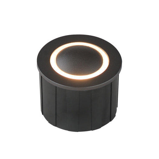 ET2 Alumilux Landscape 12V 3W In-Ground Outline Light | Modern Black Aluminum | Garden Path & Bedding Accent | 2.5 x 2 in | Model E42420-BK