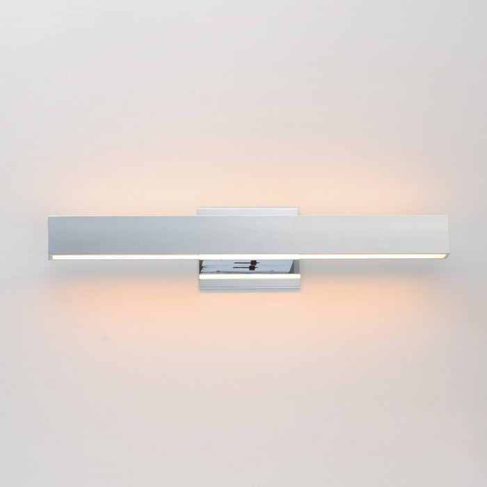 ET2 Lighting SideLine 2-Light 5CCT 24" LED Bath Vanity, Chrome