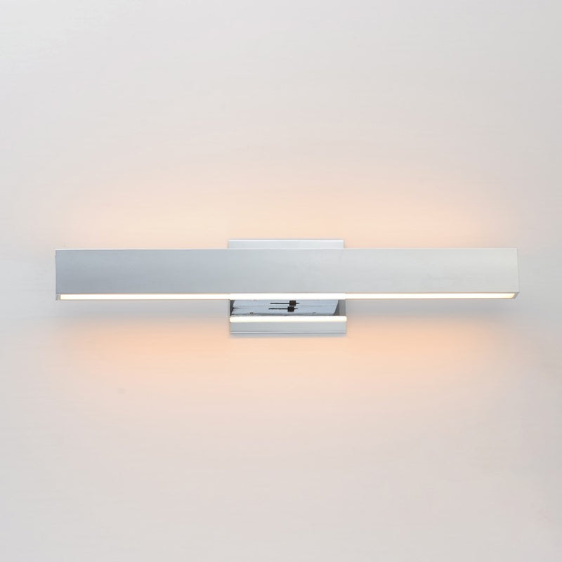 ET2 Lighting SideLine 2-Light 5CCT 24" LED Bath Vanity, Chrome