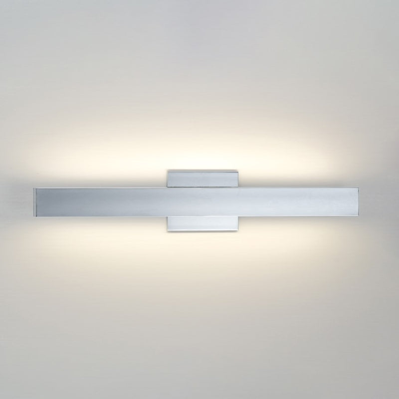 ET2 Lighting SideLine 2-Light 5CCT 30" LED Bath Vanity, Chrome
