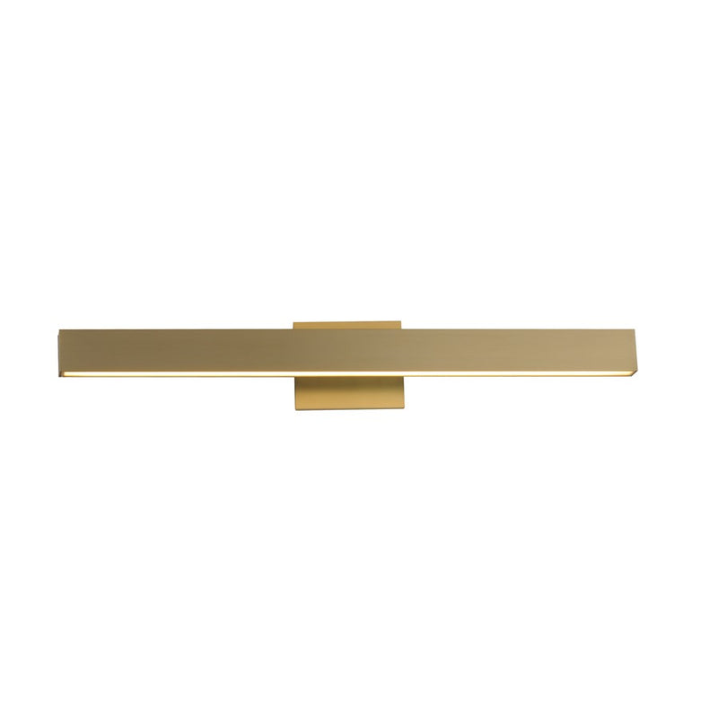 ET2 Lighting SideLine 5CCT 30" LED Bath Vanity, Satin Brass