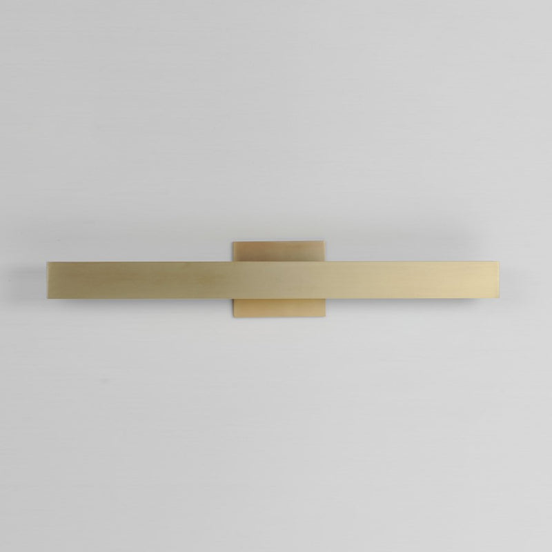 ET2 Lighting SideLine 5CCT 30" LED Bath Vanity, Satin Brass