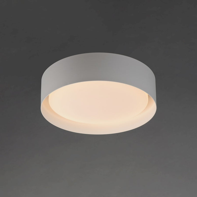 ET2 Lighting Echo 1 Light 16" Flush Mount, White