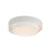 ET2 Lighting Ziggurat 1 Light LED Flush Mount, White