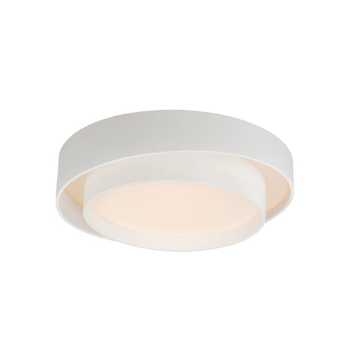 ET2 Lighting Ziggurat 1 Light LED Flush Mount, White