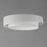 ET2 Lighting Ziggurat 1 Light LED Flush Mount, White