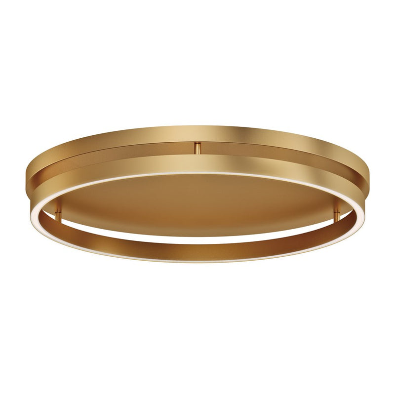 ET2 Lighting Groove 1 Light 24" Flush Mount/5CCT Select, Gold
