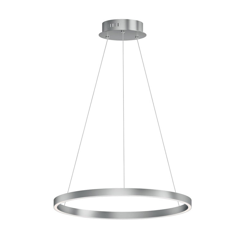 ET2 Lighting Groove 1Lt 24" Pendant/5CCT Select, Brushed Aluminum