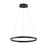 ET2 Lighting Groove 1 Light 24" Pendant/5CCT Select, Black - E52724-BK