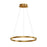 ET2 Lighting Groove 1 Light 24" Pendant/5CCT Select, Gold - E52724-GLD