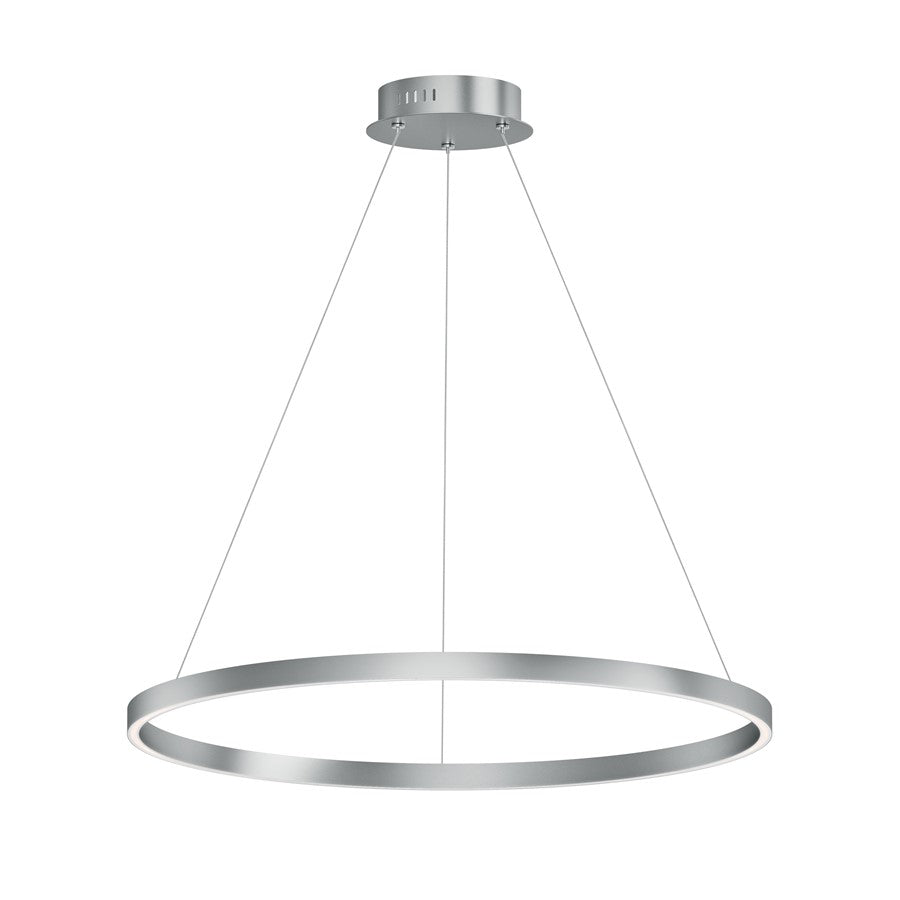 ET2 Lighting Groove 1Lt 32" Pendant/5CCT Select, Brushed Aluminum - E52726-AL