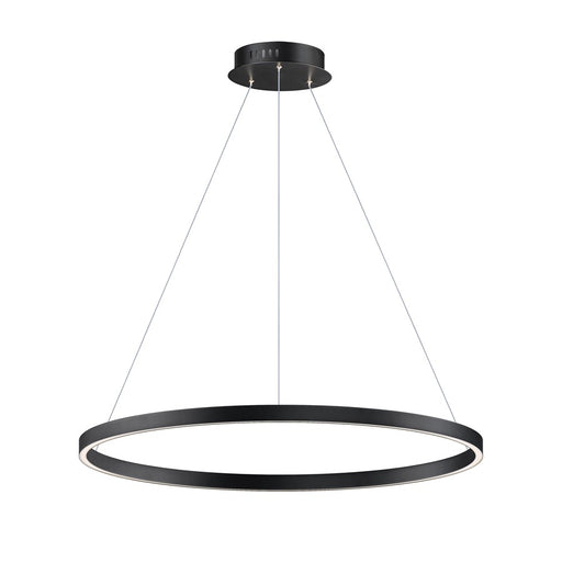 ET2 Lighting Groove 1 Light 32" Pendant/5CCT Select, Black - E52726-BK