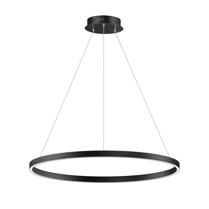 ET2 Lighting Groove 1 Light 32" Pendant/5CCT Select, Black - E52726-BK