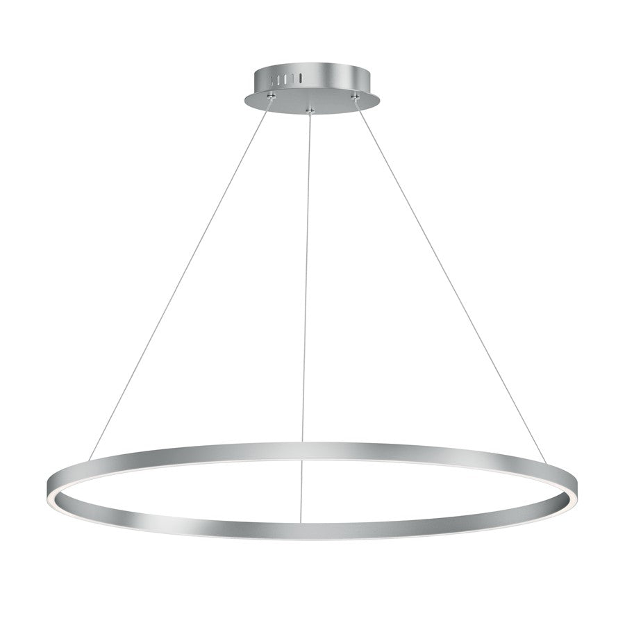 ET2 Lighting Groove 1Lt 40" Pendant/5CCT Select, Brushed Aluminum - E52728-AL