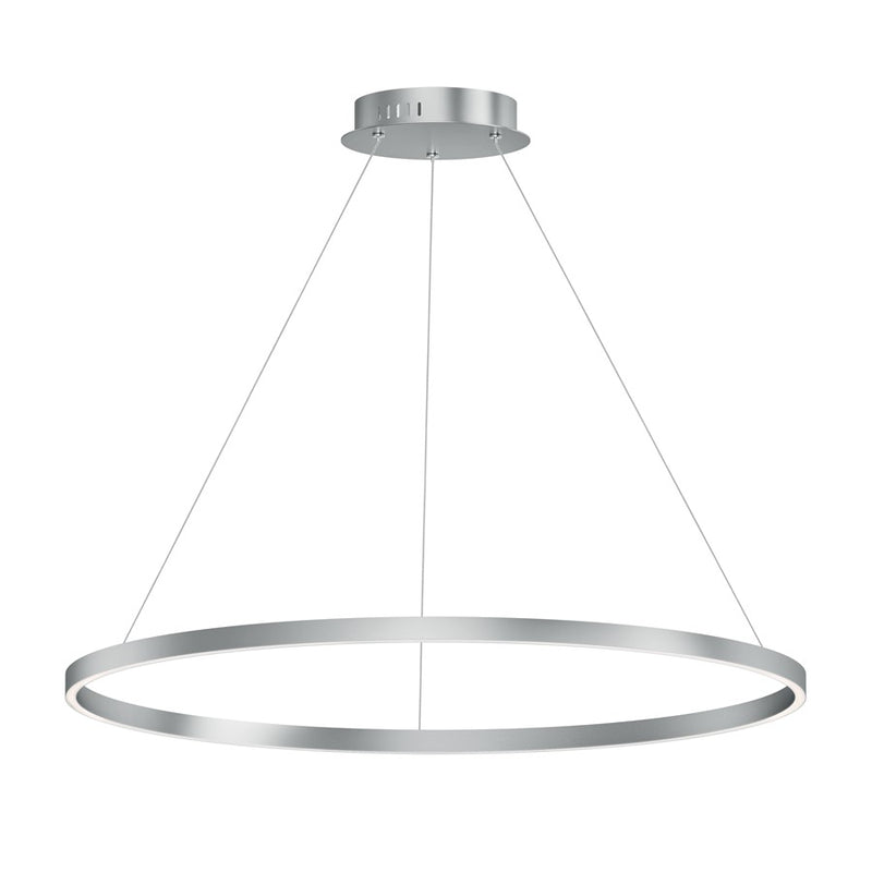 ET2 Lighting Groove 1Lt 40" Pendant/5CCT Select, Brushed Aluminum