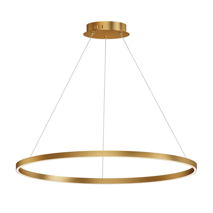 ET2 Lighting Groove 1 Light 40" Pendant/5CCT Select, Gold - E52728-GLD
