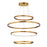 ET2 Lighting Groove 4-Tier Pendant/5CCT Select, Gold - E52729-GLD