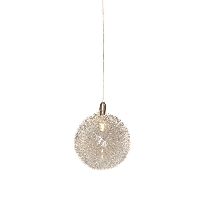 ET2 Lighting Mesh 1 Light RapidJack Pendant, Satin Nickel