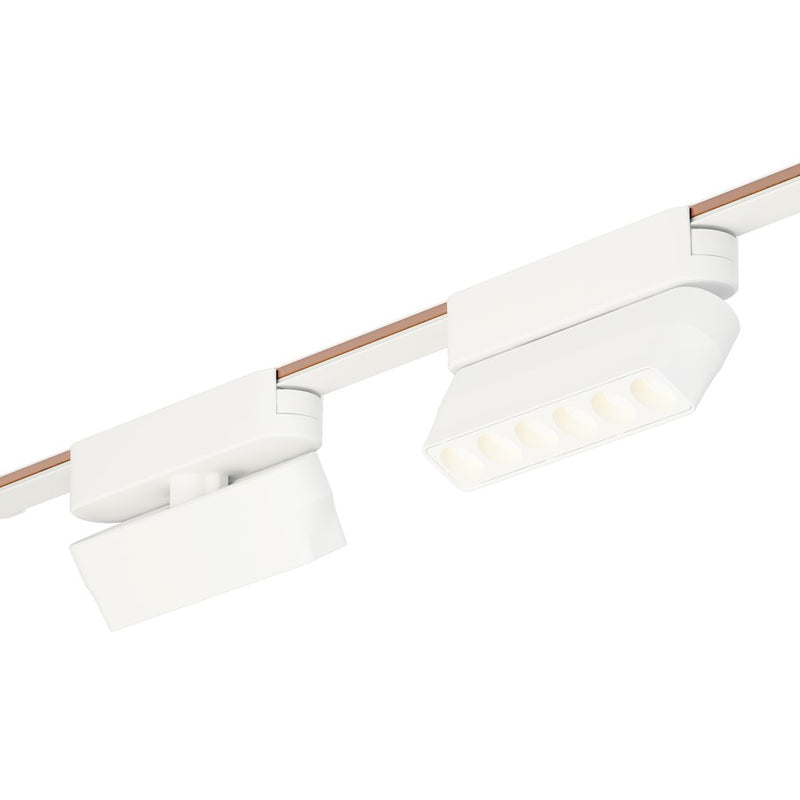 ET2 Lighting Continuum Track Light 1Lt Gimbal Optic 4.5", White