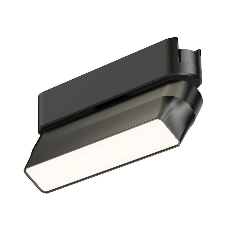 ET2 Lighting Continuum Track Light 1 Light Gimbal Flat 5", Black