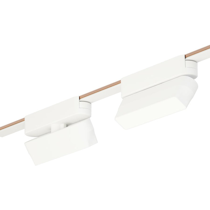 ET2 Lighting Continuum Track Light 1Lt Gimbal Flat 4.5", White