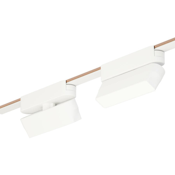ET2 Lighting Continuum Track Light 1Lt Gimbal Flat 4.5", White