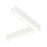 ET2 Lighting Continuum Track Light 1 Light Corner 90, White - ETL29212-WT