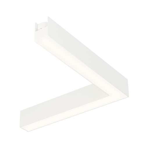 ET2 Lighting Continuum Track Light 1 Light Corner 90, White - ETL29212-WT