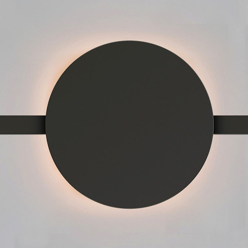 ET2 Lighting Continuum Track Light 1Lt Wall Washer Round, Black