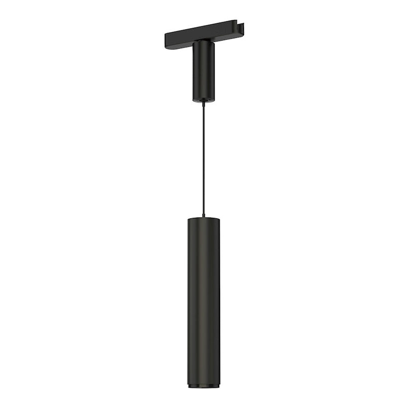ET2 Lighting Continuum Track 1 Light Tube Pendant, Black