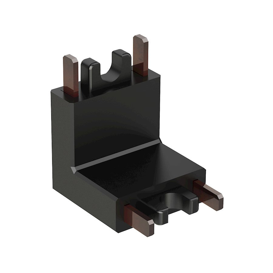 ET2 Lighting Continuum Track Wall To Ceiling Connector, Black - ETMSC90-W2C-BK