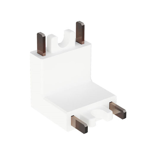 ET2 Lighting Continuum Track Wall To Ceiling Connector, White - ETMSC90-W2C-WT