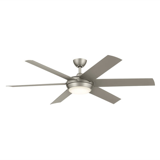 Kichler Mint 1 Light 60" Ceiling Fan, Nickel/Etched Cased Opal - 310260NI