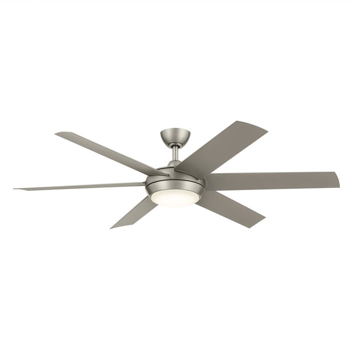 Kichler Mint 1 Light 60" Ceiling Fan, Nickel/Etched Cased Opal - 310260NI