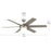 Kichler Mint 1 Light 60" Ceiling Fan, Nickel/Etched Cased Opal