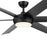 Kichler Mint 1 Light Ceiling Fan, Black/Etched Cased Opal
