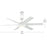 Kichler Mint 1 Light 60" Ceiling Fan, White/Satin Etched Cased Opal
