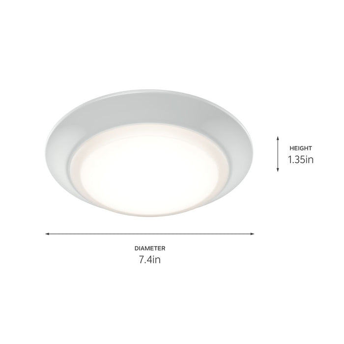 Kichler Gen Select 1 Light LED Downlight Bulk, White