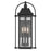 Kichler Harbor Row 3 Light Outdoor Wall Light, Medium, Black/Seed