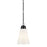 Kichler Marsailli 1 Light 19" Pendant, Black/Cased Opal